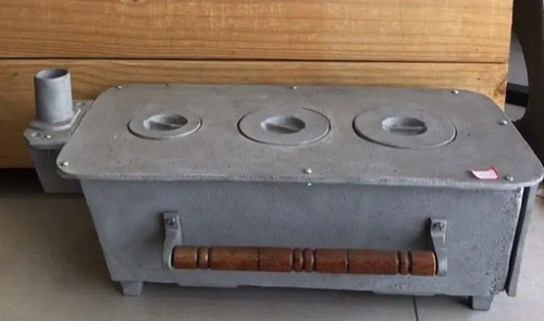 FOGAO A LENHA PORTATIL DE ALUMINIO
