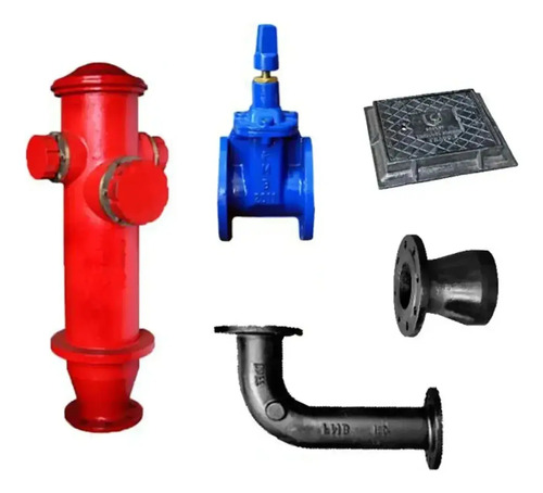 KIT HIDRANTE COLUNA DN 75 - COMPLETO